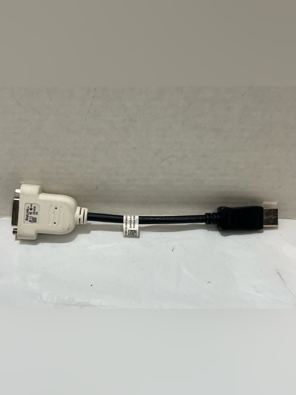 Genuine Dell BizLink DisplayPort DP to DVI DVI-D Video Adapter Part 023NVR